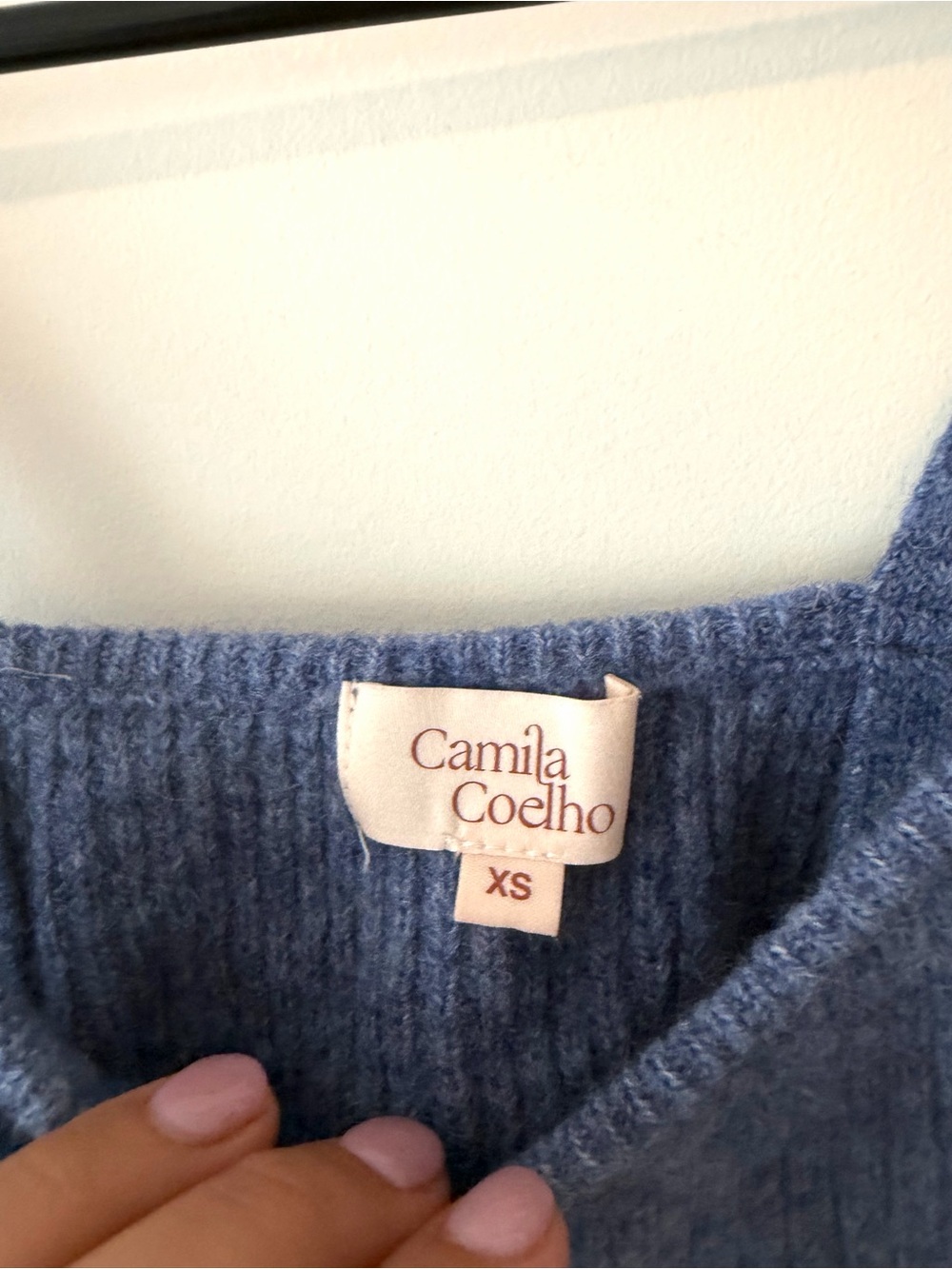 Camila Coelho Adelie Knit Bralette - Blue - Picture 6 of 7